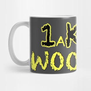 Black/Yellow 1K Logo Mug